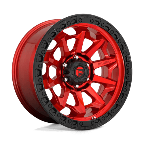 18X9 Fuel 1PC D695 COVERT 8X170 1MM CANDY RED BLACK BEAD RING