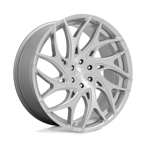20X9 DUB 1PC S261 G.O.A.T. 5X4.5 35MM SILVER BRUSHED FACE