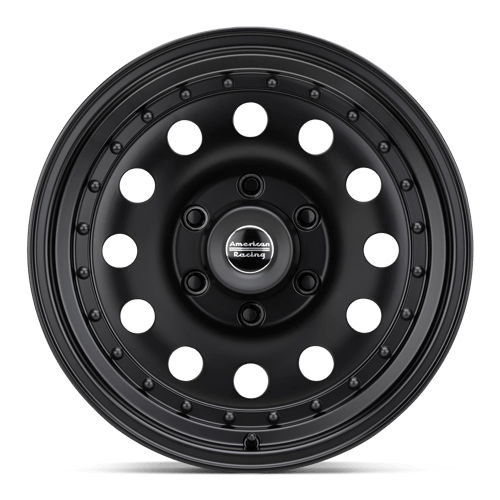 18X8 American Racing AR62 OUTLAW II 5X5.0 0MM SATIN BLACK