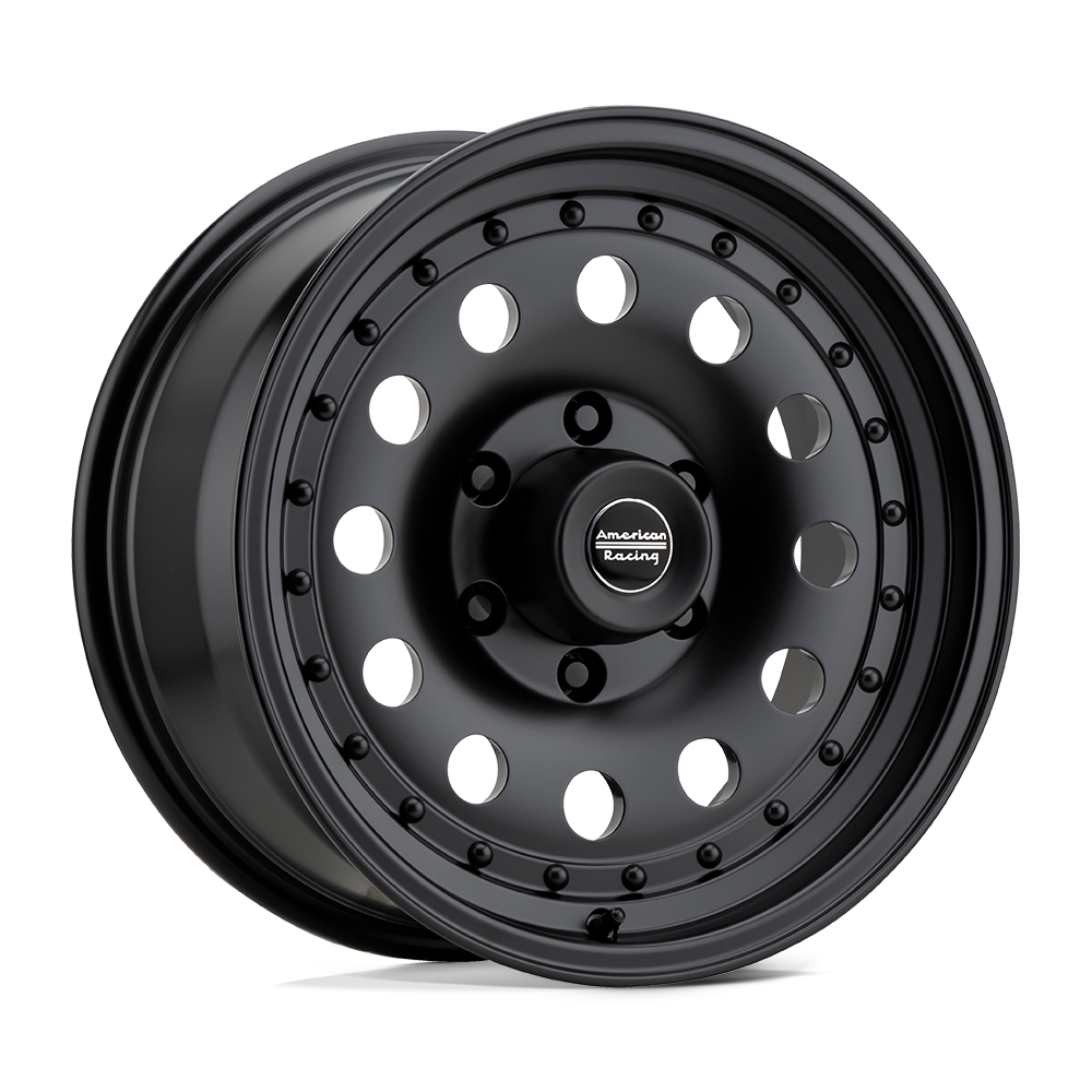 18X8 American Racing AR62 OUTLAW II 5X5.0 0MM SATIN BLACK