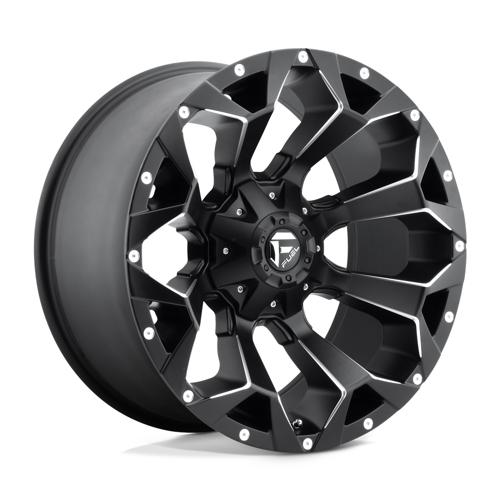 20X10 Fuel 1PC D546 ASSAULT 8X170 -18MM MATTE BLACK MILLED