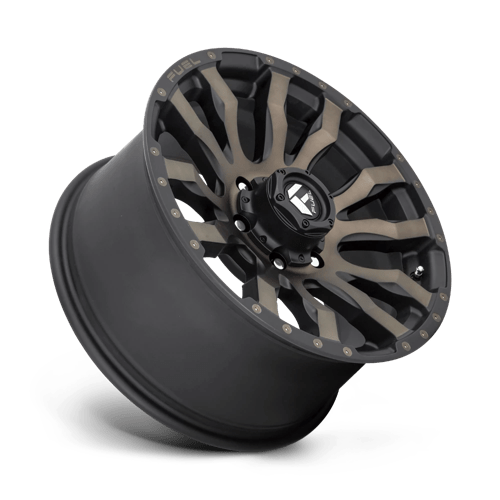 18X9 Fuel 1PC D674 BLITZ 8X170 20MM MATTE BLACK DOUBLE DARK TINT