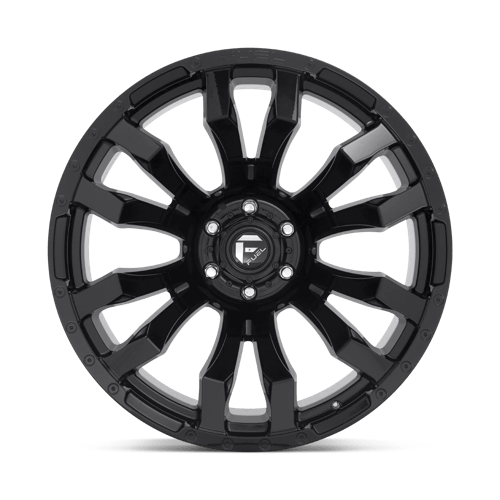 18X9 Fuel 1PC D675 BLITZ 6X5.5 20MM GLOSS BLACK