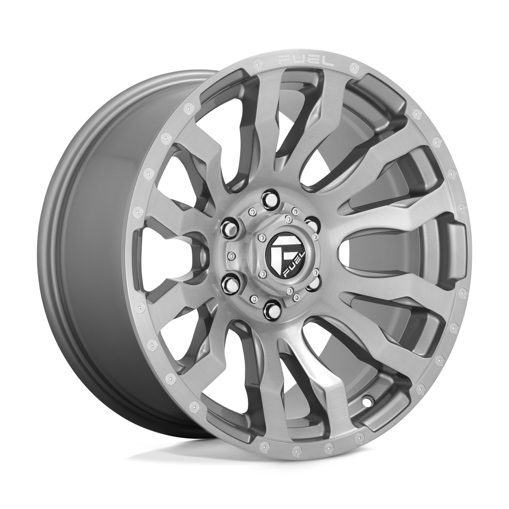 20X9 Fuel 1PC D693 BLITZ 6X5.5 20MM PLATINUM