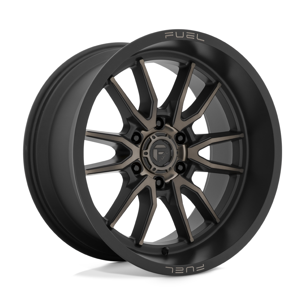 20X9 Fuel 1PC D762 CLASH 8X170 1MM MATTE BLACK DOUBLE DARK TINT