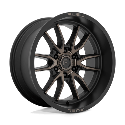 20X9 Fuel 1PC D762 CLASH 8X170 1MM MATTE BLACK DOUBLE DARK TINT