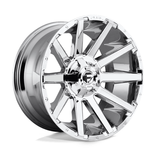 18X9 Fuel 1PC D614 CONTRA 6X135/5.5 -12MM CHROME PLATED