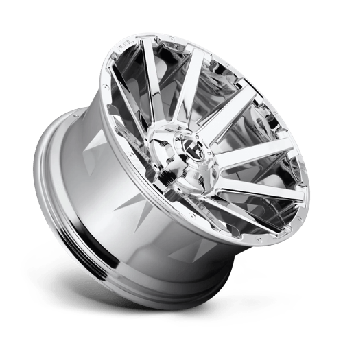 18X9 Fuel 1PC D614 CONTRA 6X135/5.5 -12MM CHROME PLATED