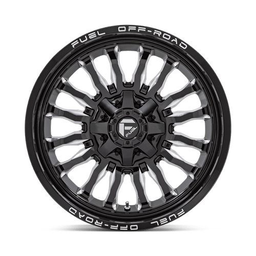 22X12 Fuel 1PC D795 ARC 8X180 -44MM GLOSS BLACK MILLED