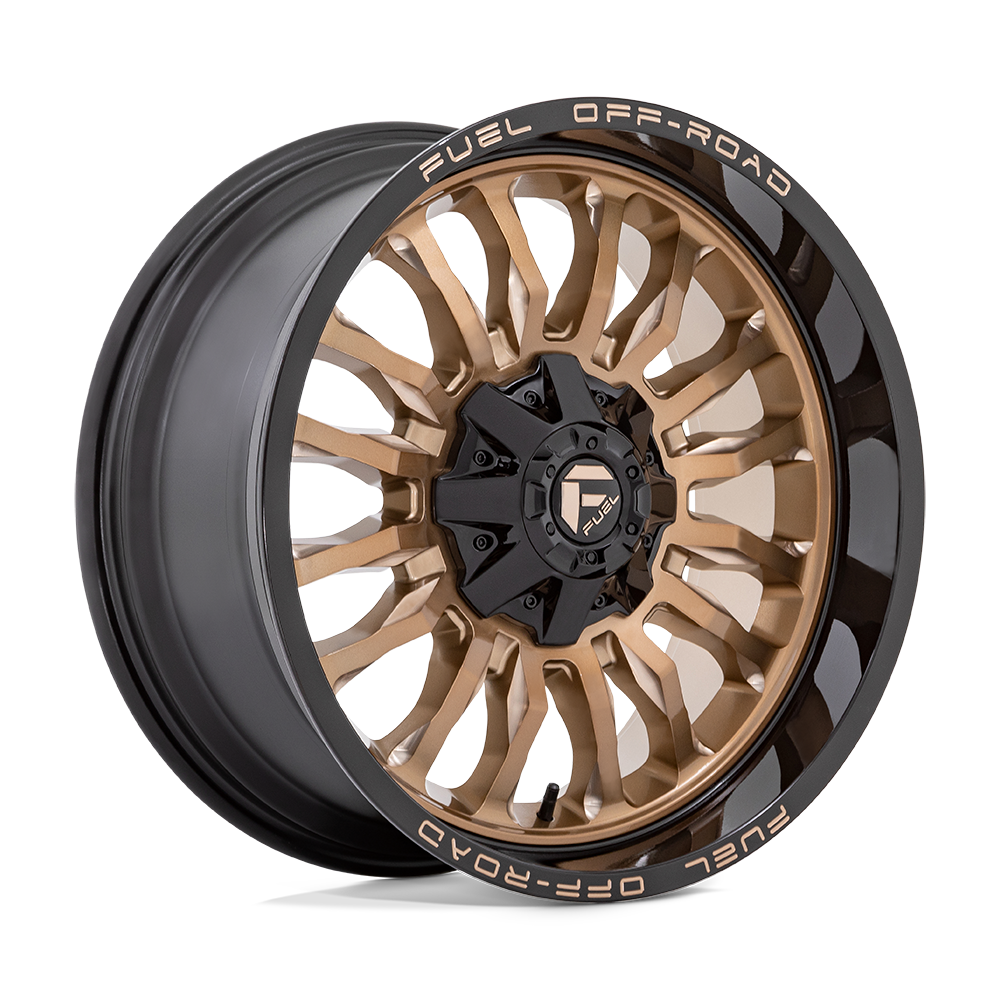 20X9 Fuel 1PC D797 ARC 8X180 1MM PLATINUM BRONZE WITH BLACK LIP