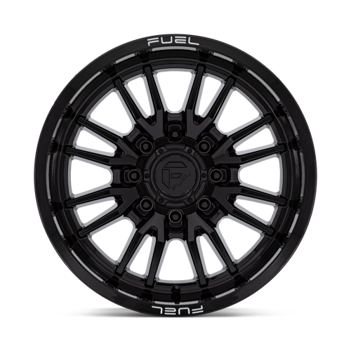 20X10 Fuel 1PC D760 CLASH 8X180 -18MM GLOSS BLACK