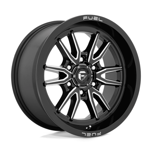 18X9 Fuel 1PC D761 CLASH 6X5.5 1MM GLOSS BLACK MILLED