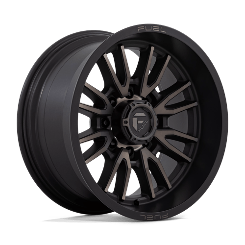 20X10 Fuel 1PC D762 CLASH 8X170 -18MM MATTE BLACK DOUBLE DARK TINT