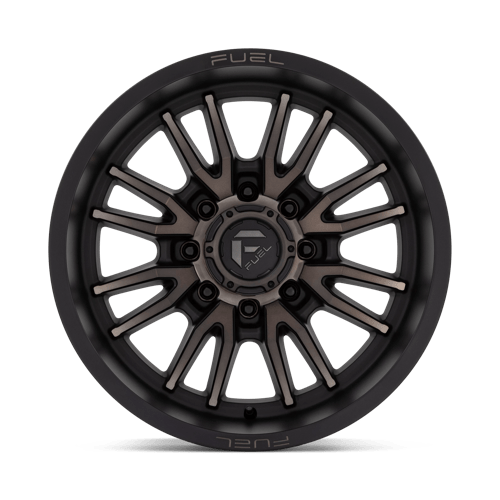 20X10 Fuel 1PC D762 CLASH 8X170 -18MM MATTE BLACK DOUBLE DARK TINT