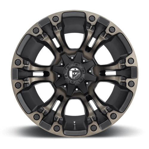 20X9 Fuel 1PC D569 VAPOR 8X180 20MM MATTE BLACK DOUBLE DARK TINT