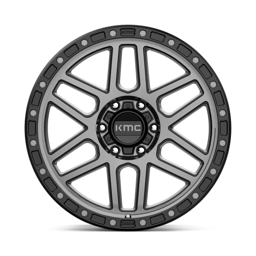 17X9 KMC KM544 MESA 6X4.5 18MM SATIN BLACK WITH GRAY TINT