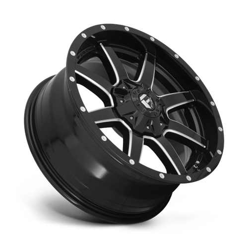 18X9 Fuel 1PC D610 MAVERICK 8X170 20MM GLOSS BLACK MILLED