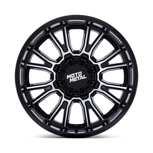 20X9 Moto Metal MO810 LEGACY 8X170 1MM GLOSS BLACK MACHINED