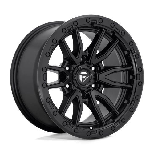 17X9 Fuel 1PC D679 REBEL 6X120 1MM MATTE BLACK