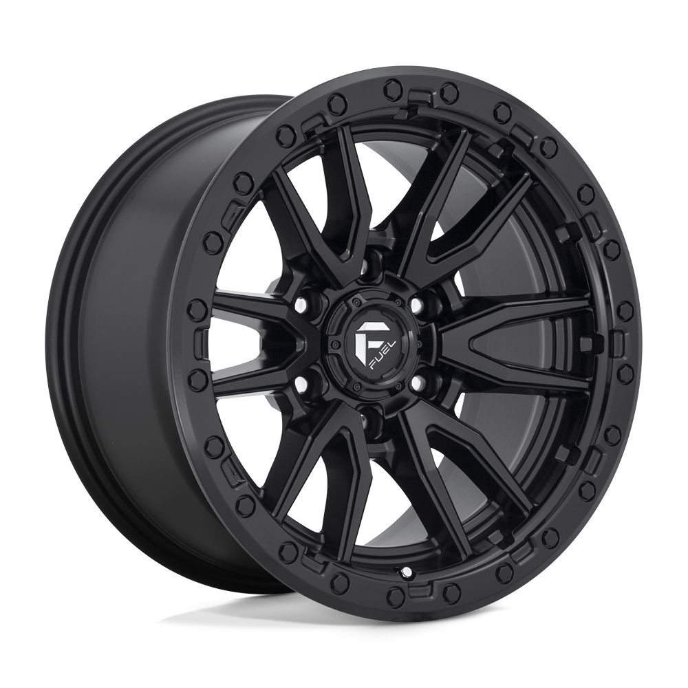 17X9 Fuel 1PC D679 REBEL 6X120 1MM MATTE BLACK