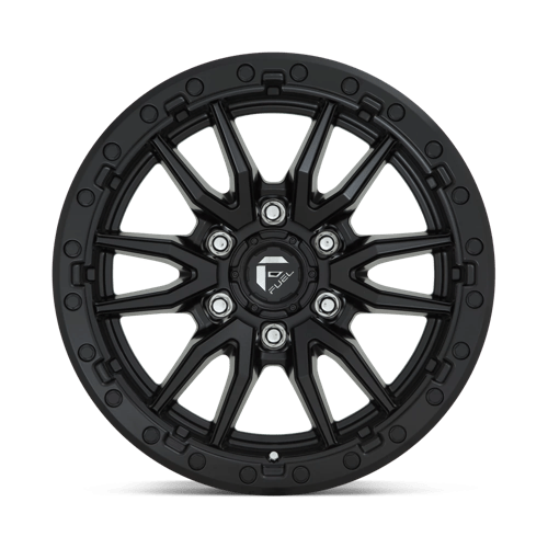 17X9 Fuel 1PC D679 REBEL 6X120 1MM MATTE BLACK