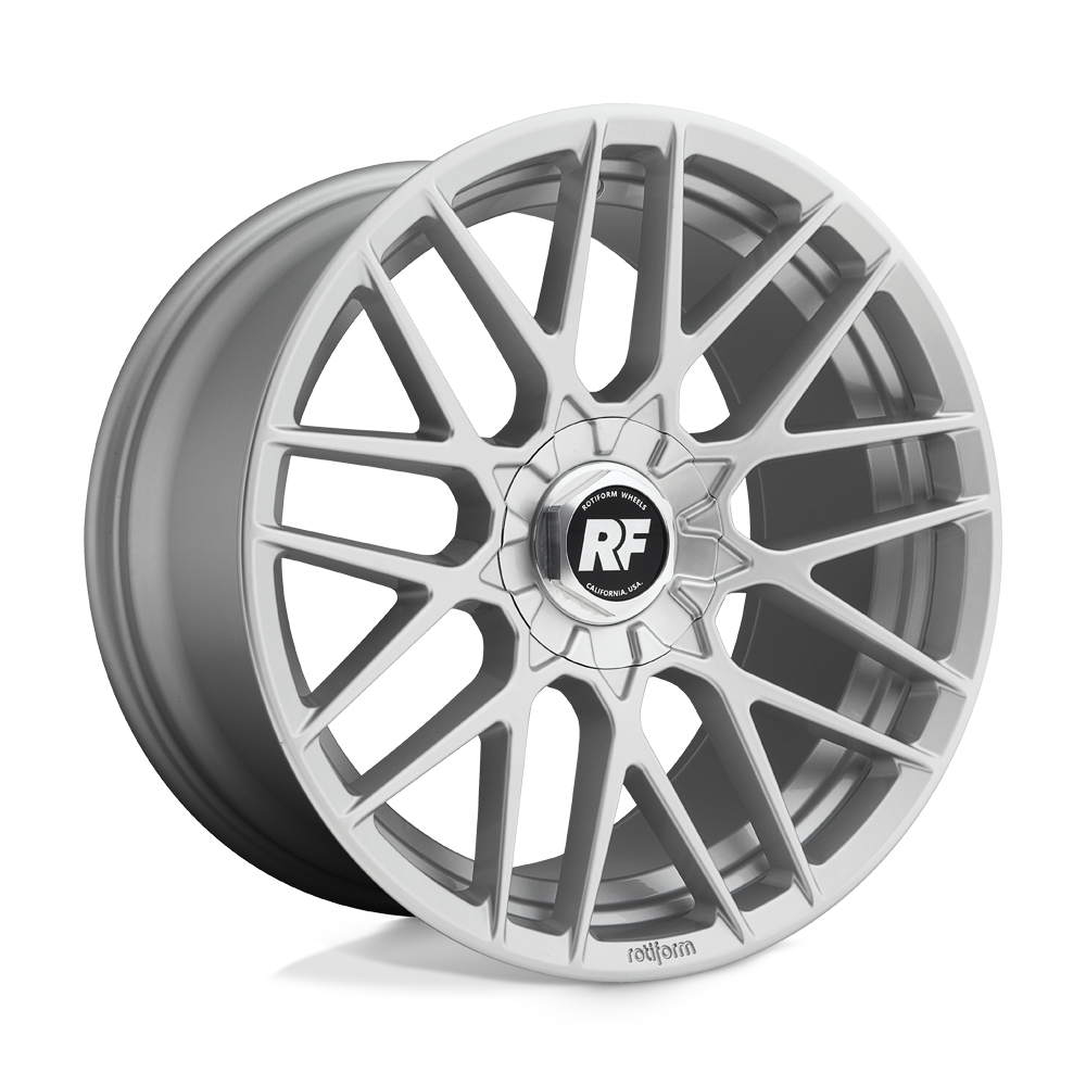 19X8.5 Rotiform R140 RSE 5X112/4.5 45MM GLOSS SILVER