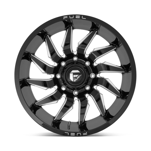 22X12 Fuel 1PC D744 SABER 8X170 -44MM GLOSS BLACK MILLED