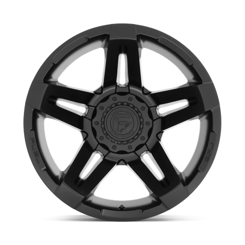 20X9 Fuel 1PC D763 SFJ 6X135/5.5 1MM MATTE BLACK