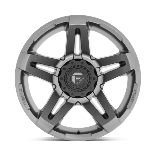 20X9 Fuel 1PC D764 SFJ 6X135/5.5 1MM MATTE GUN METAL