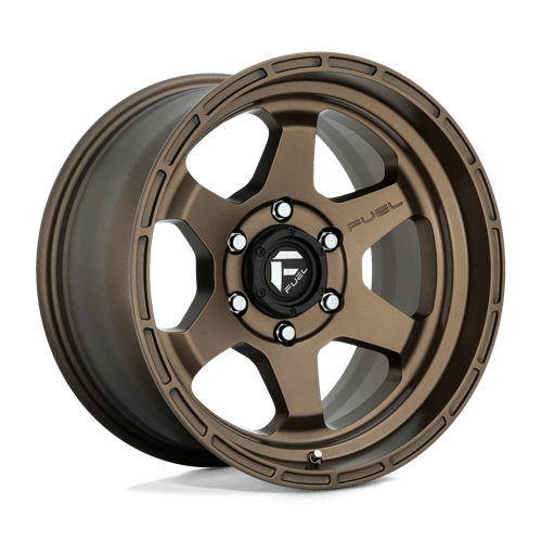 17X9 Fuel 1PC D666 SHOK 5X5.0 1MM MATTE BRONZE