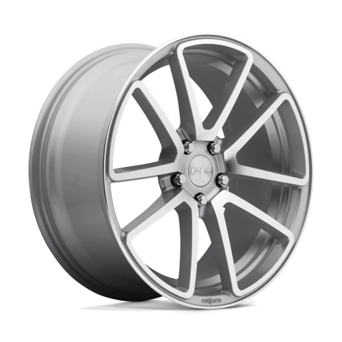 18X8.5 Rotiform R120 SPF 5X4.5 45MM GLOSS SILVER MACHINED