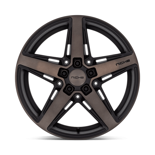 18X8 Niche 1PC M271 TERAMO 5X4.5 30MM MATTE BLACK WITH DOUBLE DARK TINT FACE