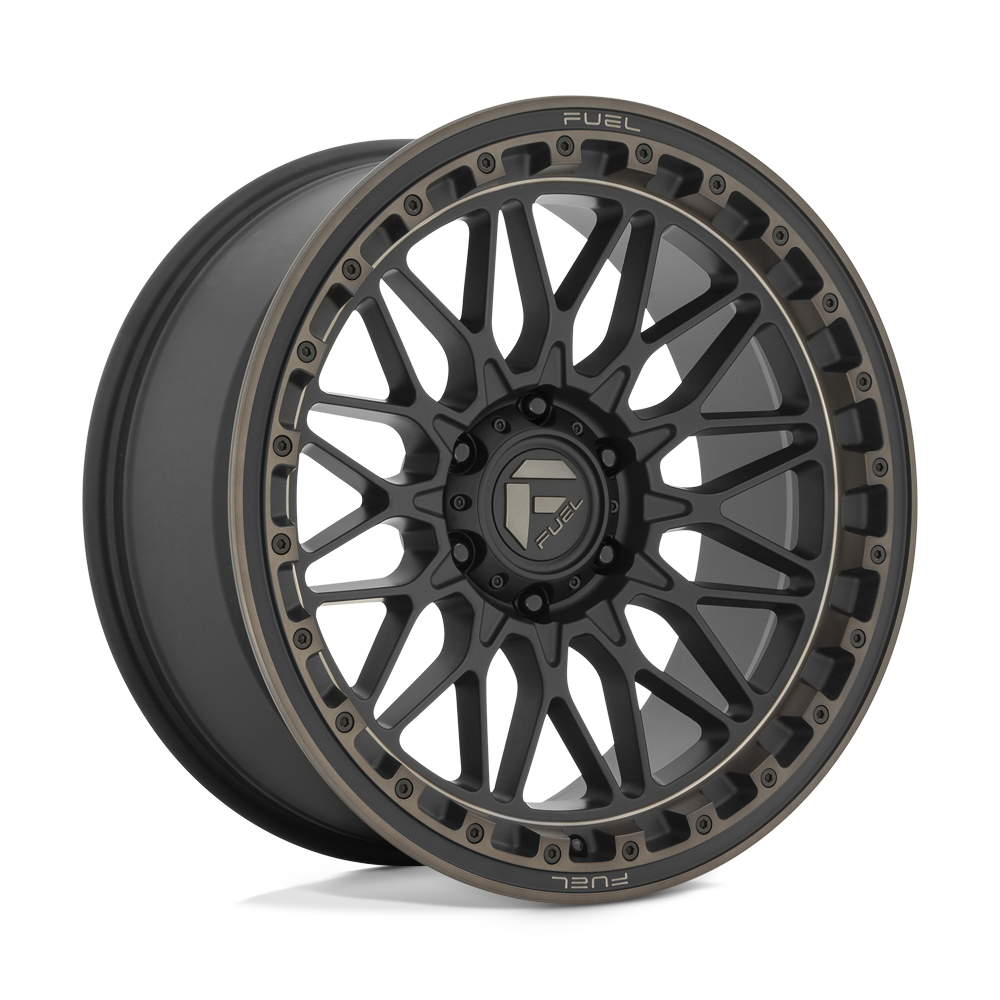 20X9 Fuel 1PC D759 TRIGGER 6X135 1MM MATTE BLACK DARK TINT