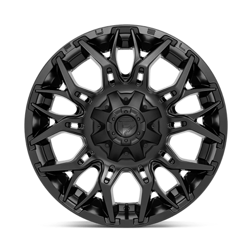 20X10 Fuel 1PC D772 TWITCH 8X180 -18MM BLACKOUT