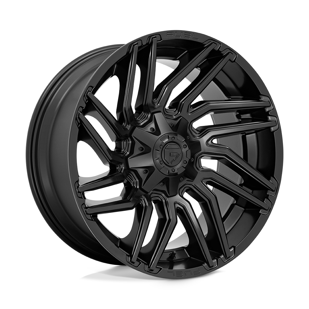 22X10 Fuel 1PC D775 TYPHOON 8X6.5 -18MM MATTE BLACK