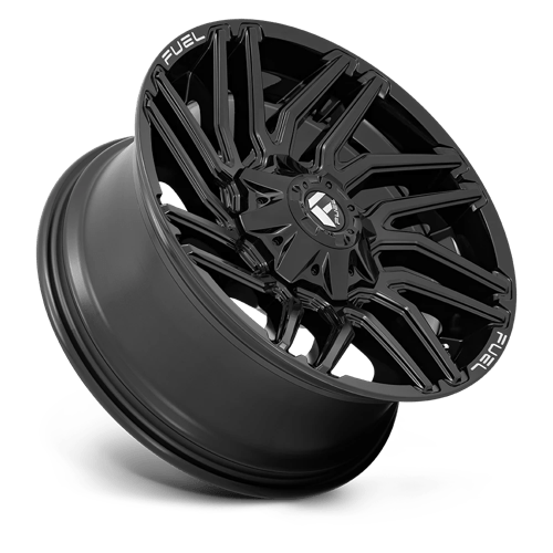 22X12 Fuel 1PC D776 TYPHOON 8X180 -44MM GLOSS BLACK