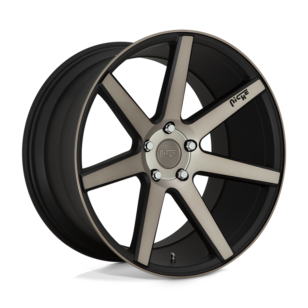 20X9 Niche 1PC M150 VERONA 5X112 25MM MATTE BLACK MACHINED