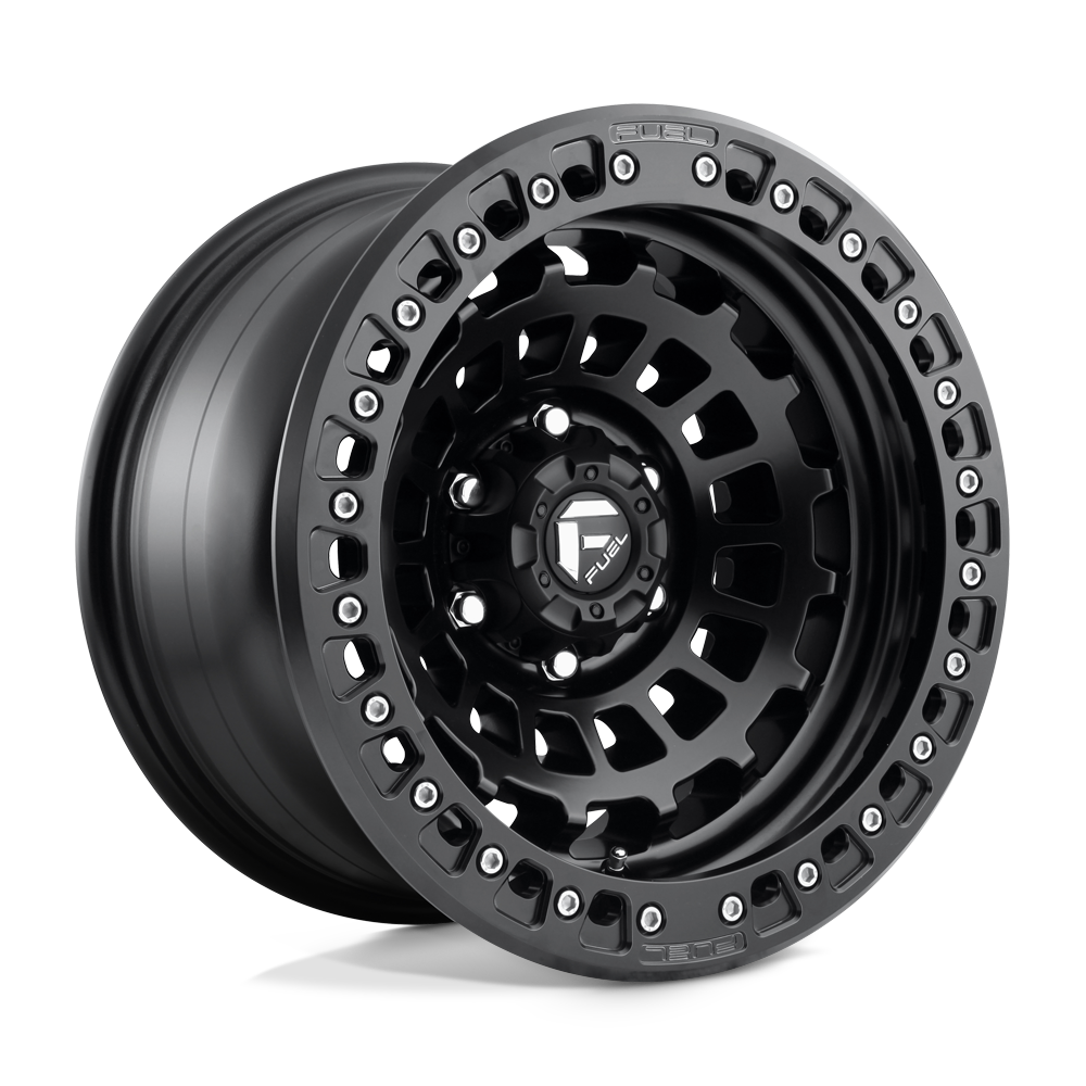 17X9 Fuel 1PC D101 ZEPHYR BEADLOCK 5X5.0 -38MM MATTE BLACK