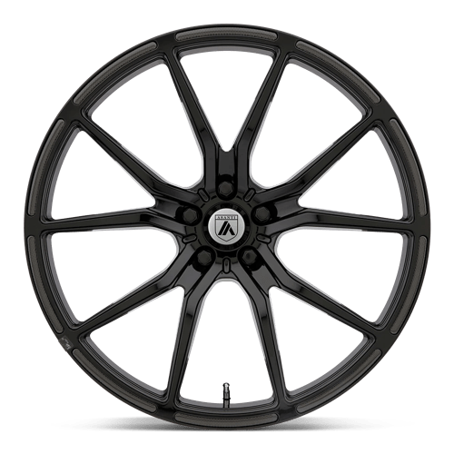 20X10.5 Asanti Black ABL-13 VEGA 5X112 38MM GLOSS BLACK