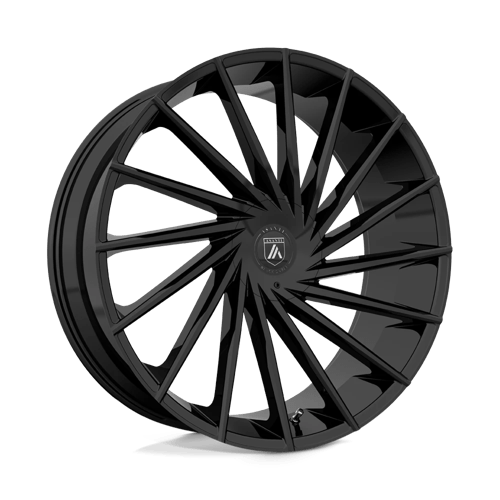 20X8.5 Asanti Black ABL-18 MATAR 5X112/120 30MM GLOSS BLACK