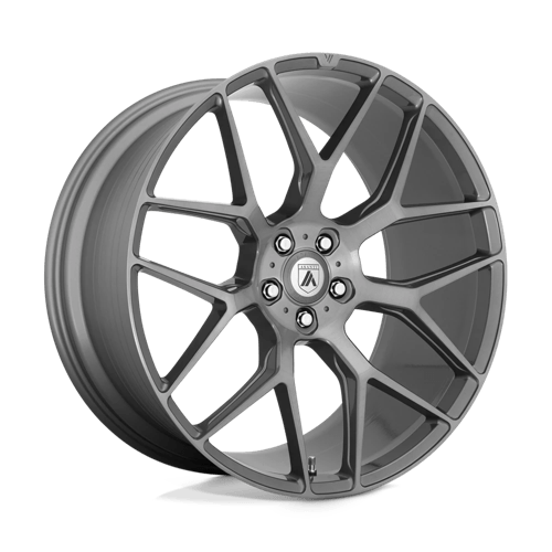 22X9 Asanti Black ABL-27 DYNASTY 5X112 32MM TITANIUM BRUSHED