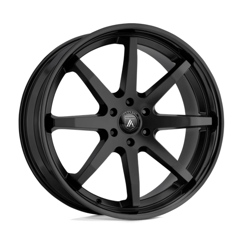 20X9 Asanti Black ABL-32 KAISER 6X135 30MM SATIN BLACK GLOSS BLACK LIP