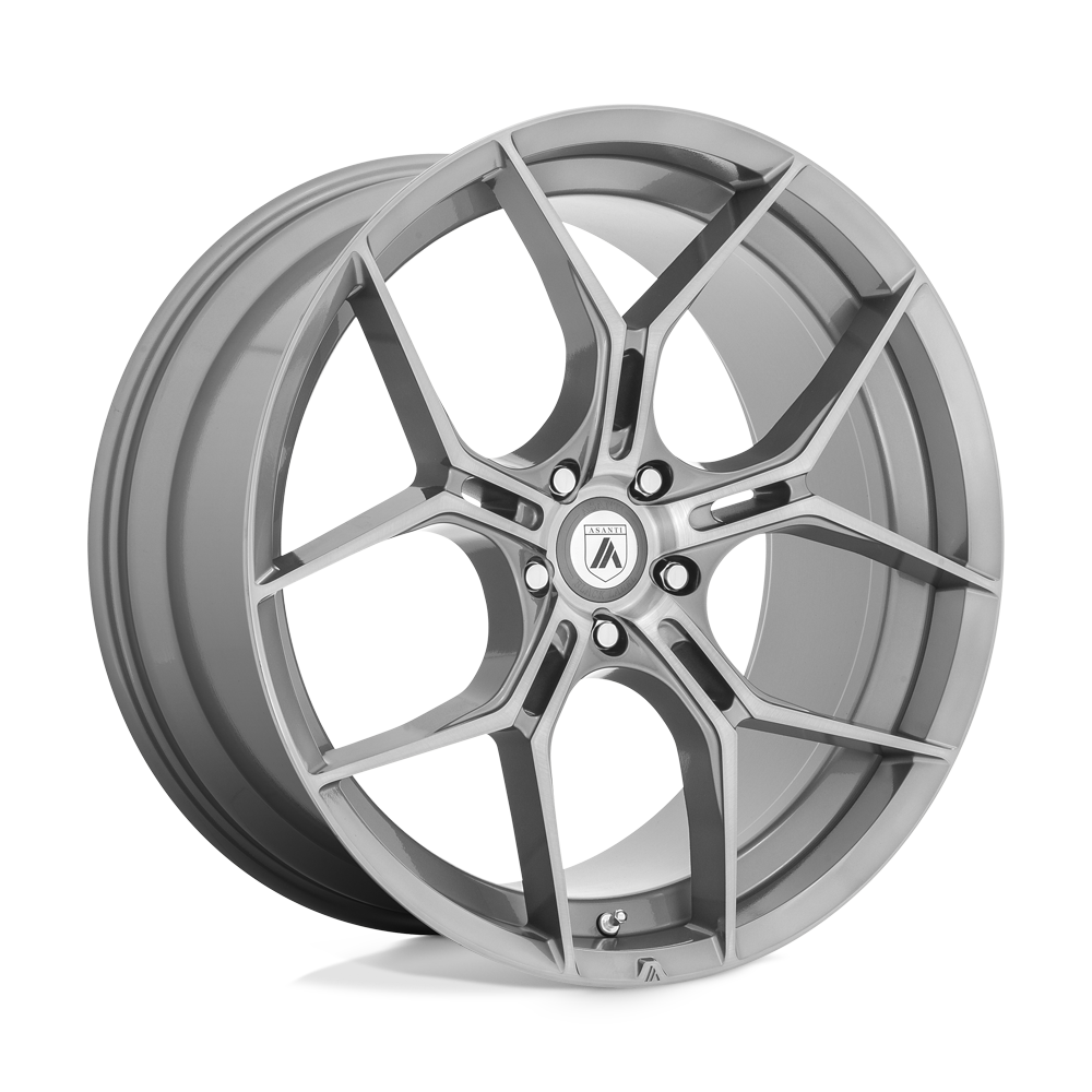 20X9 Asanti Black ABL-37 MONARCH 5X112 38MM TITANIUM BRUSHED