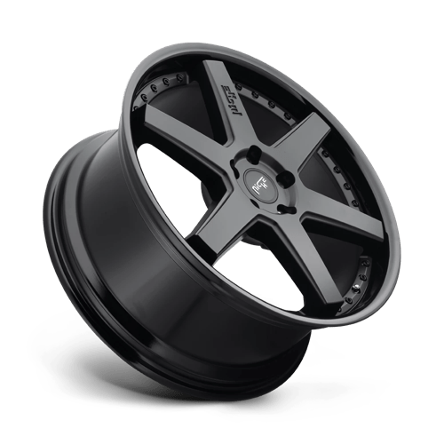 18X8.5 Niche 1PC M192 ALTAIR 5X4.25 40MM GLOSS BLACK MATTE BLACK