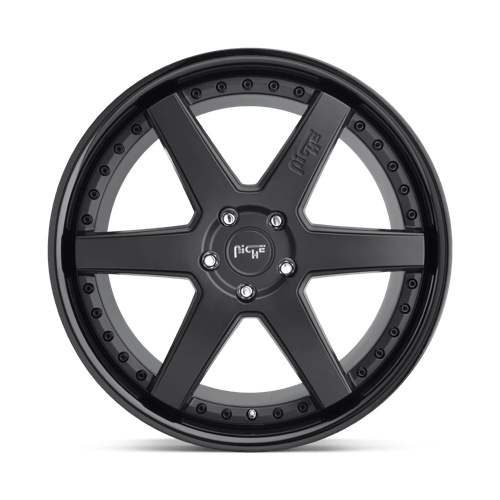 18X8.5 Niche 1PC M192 ALTAIR 5X4.25 40MM GLOSS BLACK MATTE BLACK