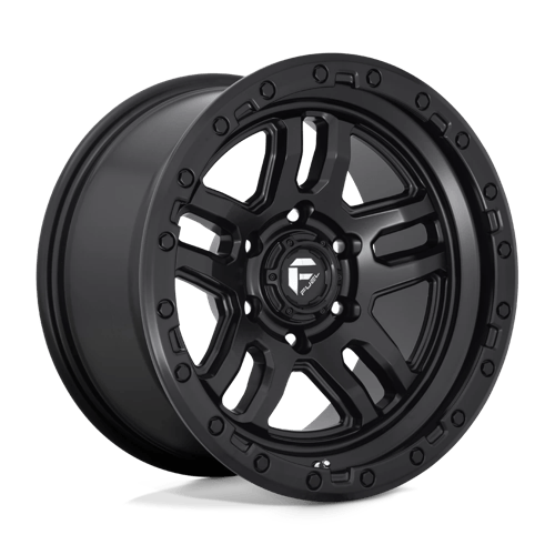 17X9 Fuel 1PC D700 AMMO 6X5.5 1MM MATTE BLACK