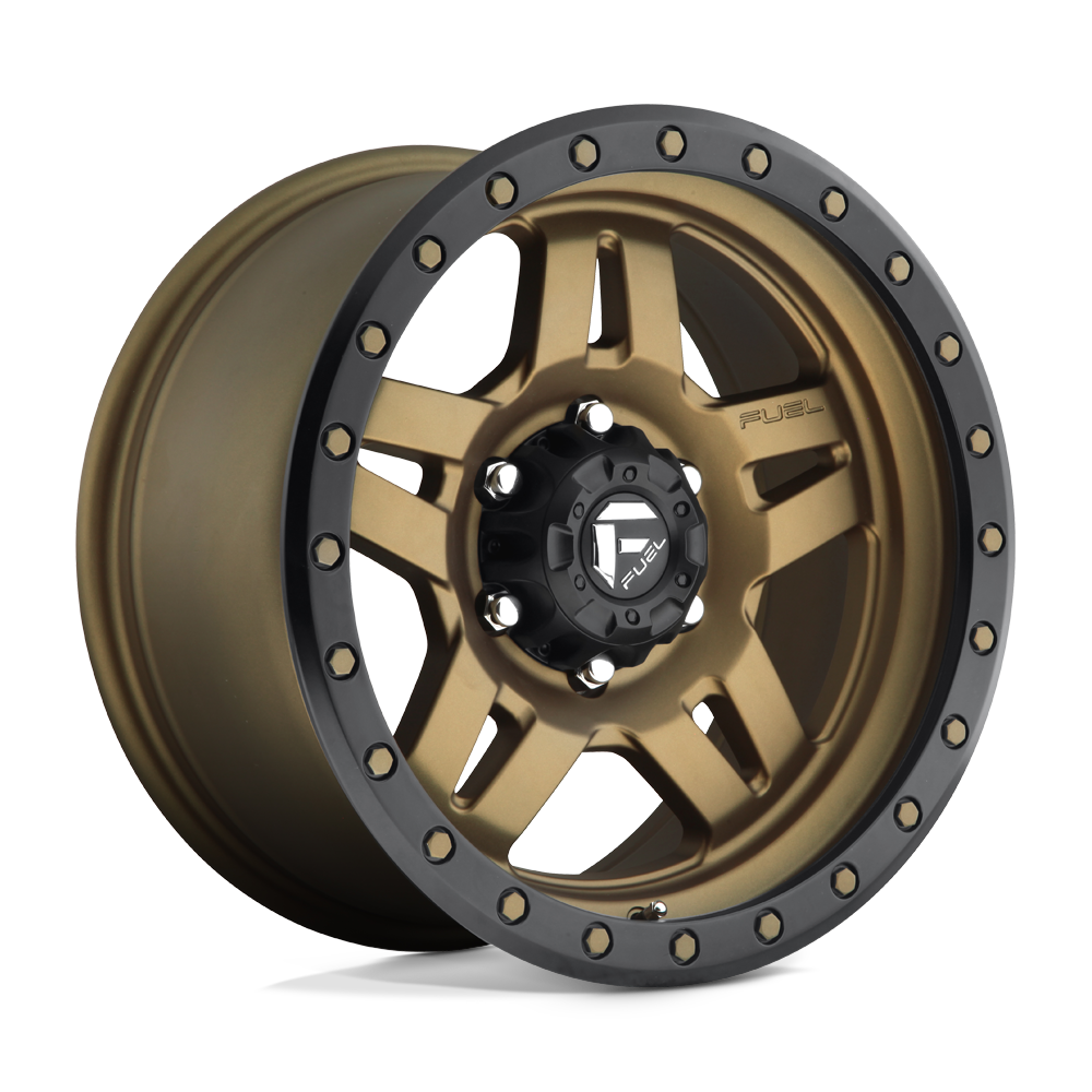 18X9 Fuel 1PC D583 ANZA 6X5.5 1MM MATTE BRONZE BLACK BEAD RING