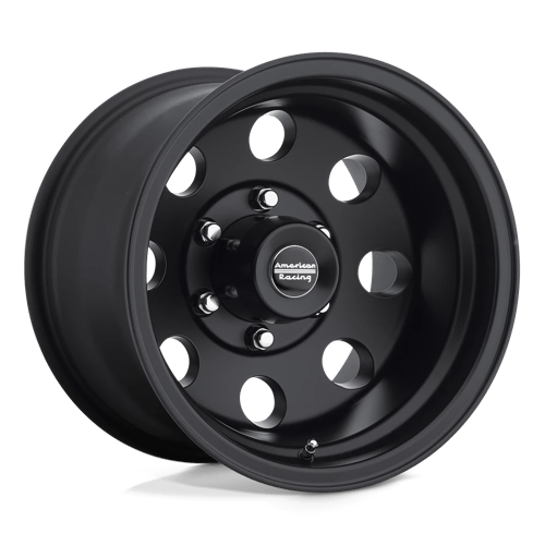 15X7 American Racing AR172 BAJA 5X4.5 -6MM SATIN BLACK