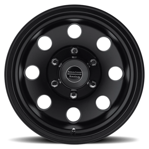 16X8 American Racing AR172 BAJA 5X5.5 0MM SATIN BLACK