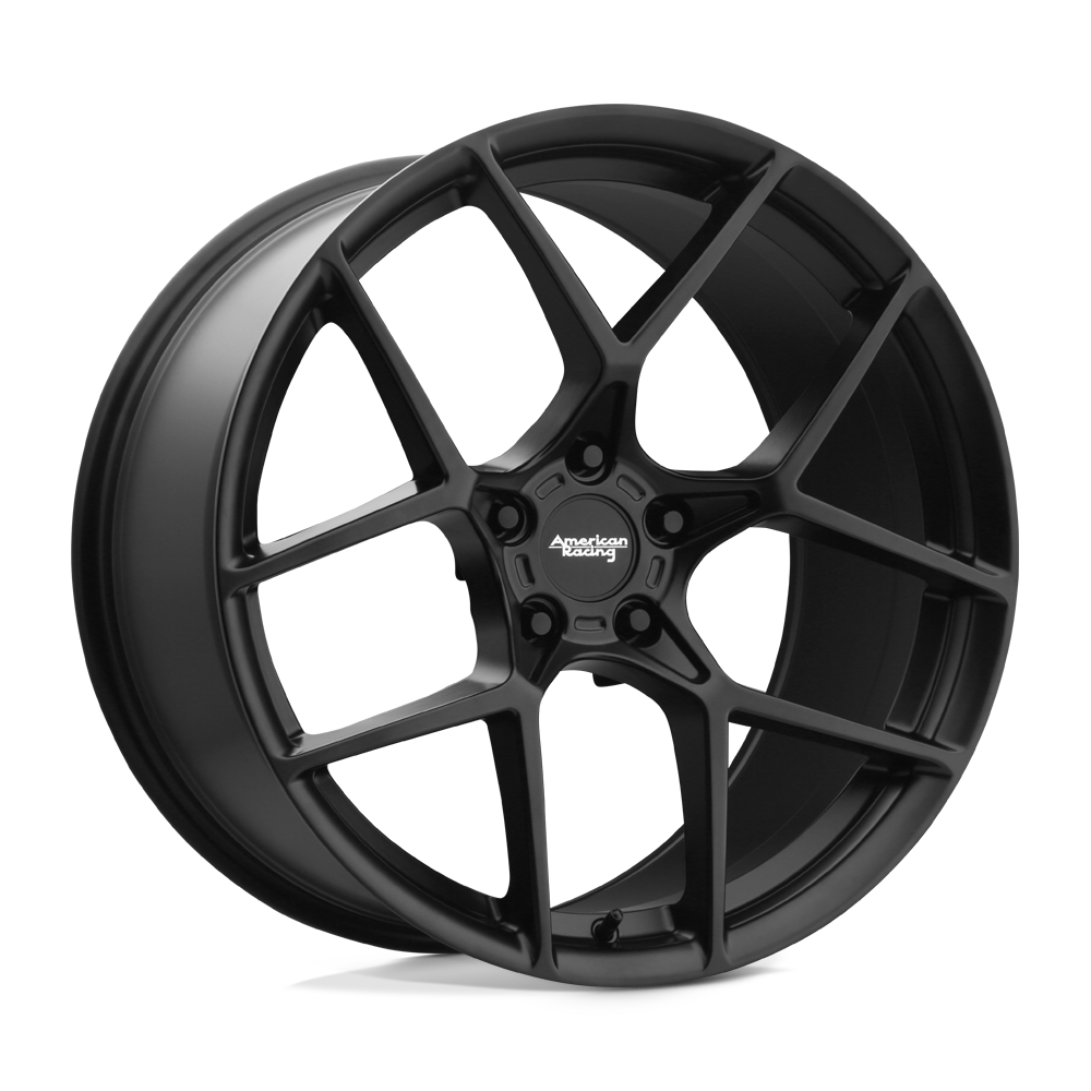 18X8.5 American Racing AR924 CROSSFIRE 5X4.75 50MM SATIN BLACK